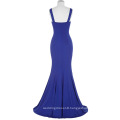 Kate Kasin Backless Sleeveless Halter High Stretch Blue Long Ball Gown Evening Prom Party Dress 8 Size US 2~16 KK000111-1